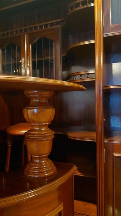 Móvel de sala de madeira maciça