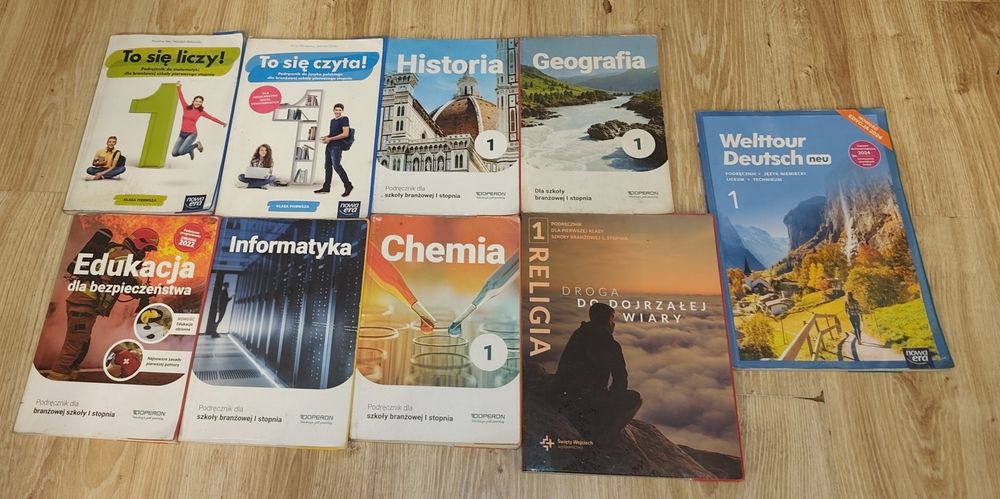 Podręczniki do  branżowowej szkoły I stopnia klasa 1 ,niemiecki też do LO i techników Gratis