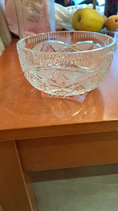 Kryształowa miseczka prl