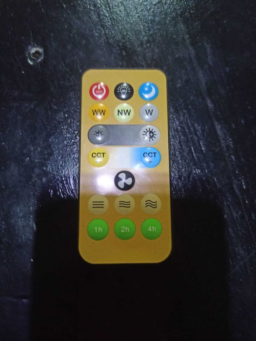 Lampada de teto com ventoinha