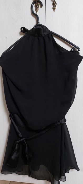 Zjawiskowa Bluzka czarna  New Look z baskinką M