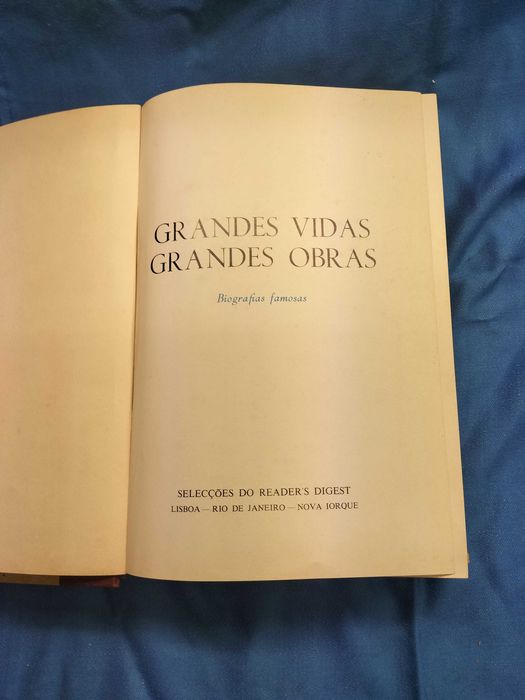 Livro Grandes Vidas, Grandes Obras - Biografias Famosas - CXL6