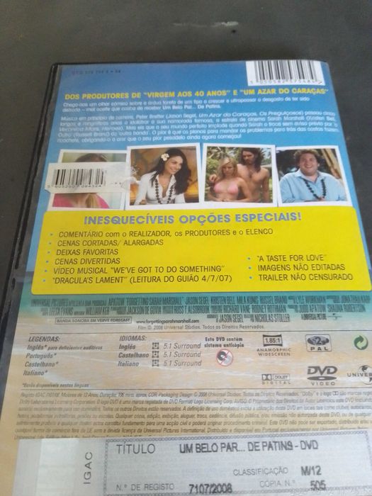 DVD Um Belo Par de Patins FILME Jason Segel Mila Kunis Sarah LEGD.PORT