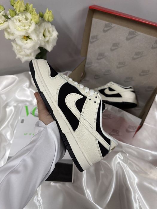 Жіночі кросівки Nike Dunk Low Embossed Baroque Pack найк данк чорні