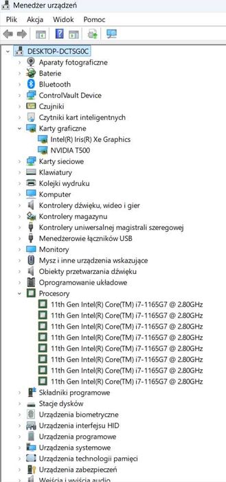 Dell Precision 3560 i7 1165G7 16 GB DDR4 1 TB SSD T500 2GB GDDR6 15,6"