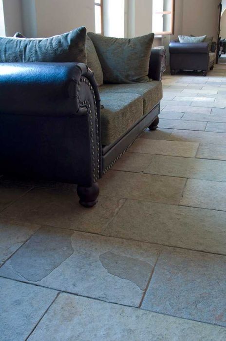 Płytki wapień Grey Limestone antyk naturalny kamień taras posadzka