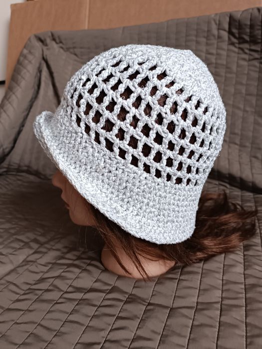 Kapelusz wiosenno letni handmade