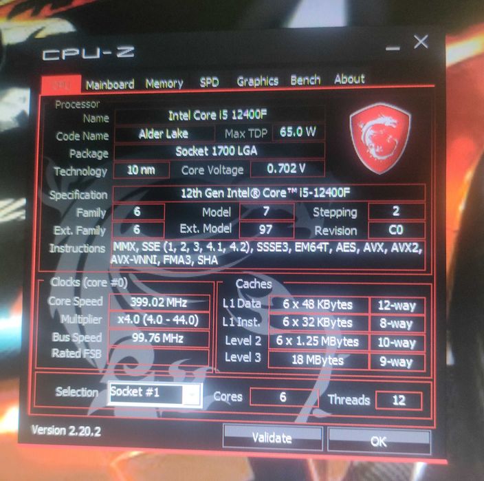 RTX 4060 SSD komputer do gier intel i5 12400