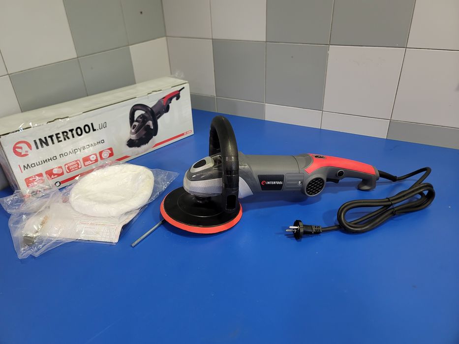 Полировальная машина шлифмашина Intertool DT-0280  Регулировка об.