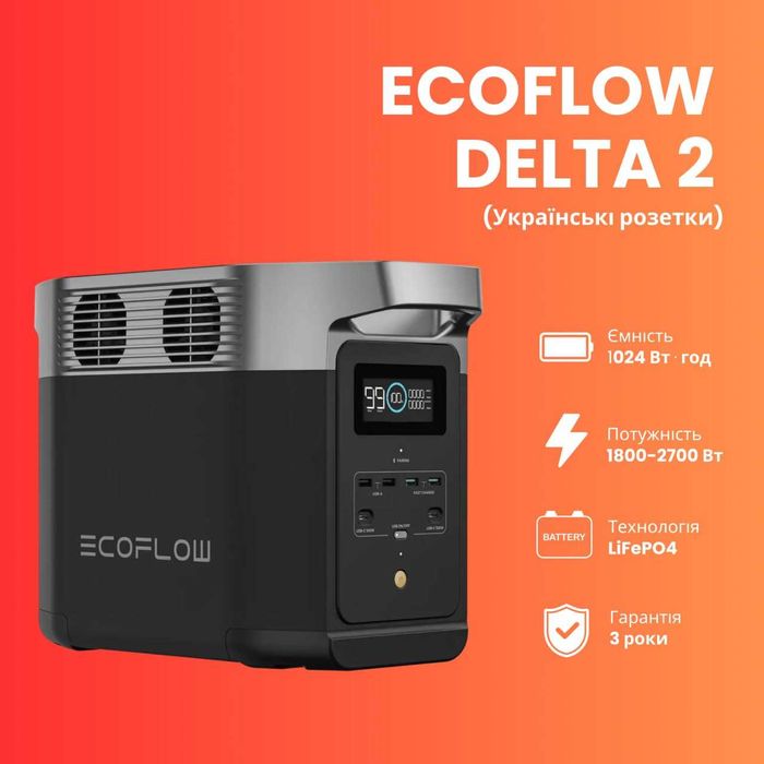 Зарядна станція EcoFlow Delta 2  EU