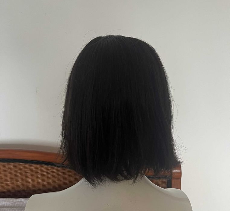 Peruka syntetyczna super jakość + kosmetyki i gwarancja, kolor czarny