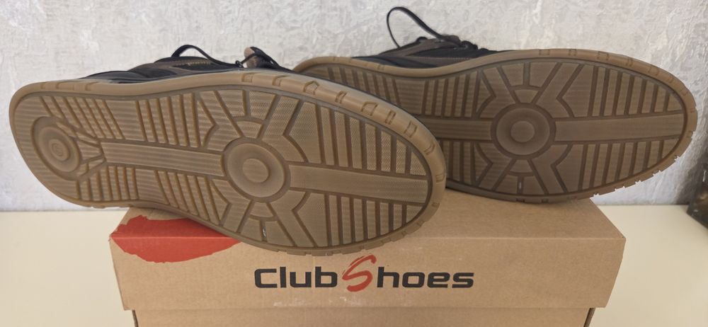 Зимові шкіряні черевики Clubshoes коричневі Blaze  р. 43  29см