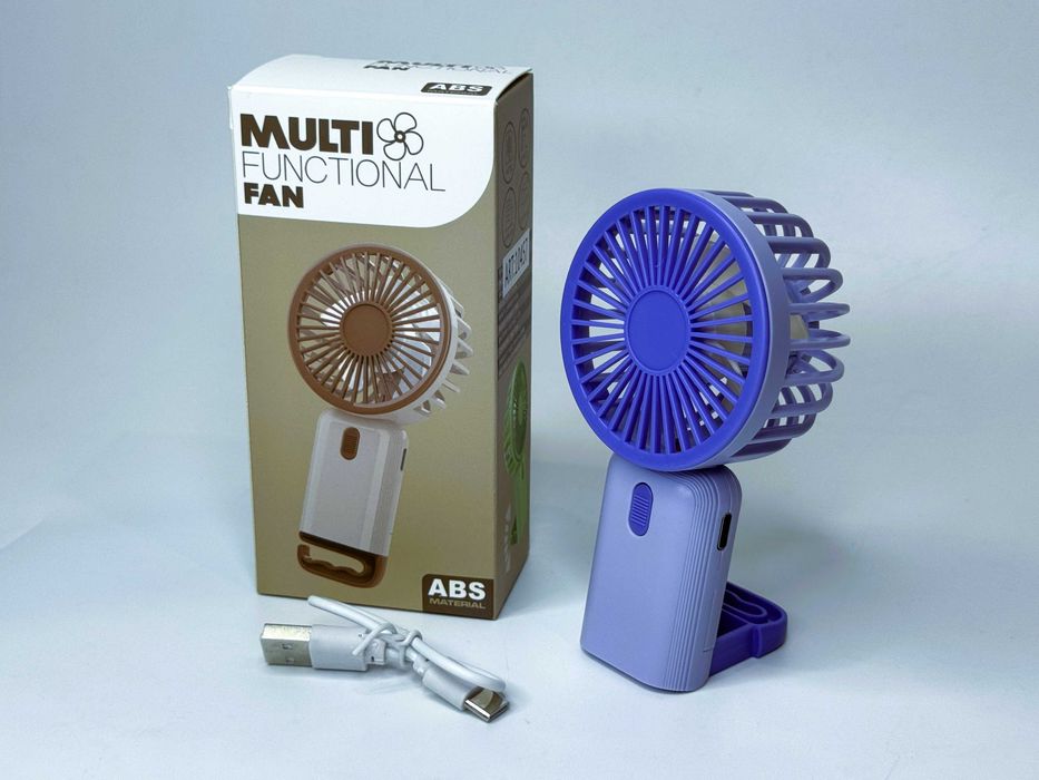 Портативний міні вентилятор 3 швидкості Multi Fan RL-07 з USB зарядкою 10457 мінівентилятор