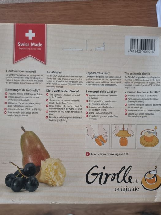 Suporte e cortados Girolle originale