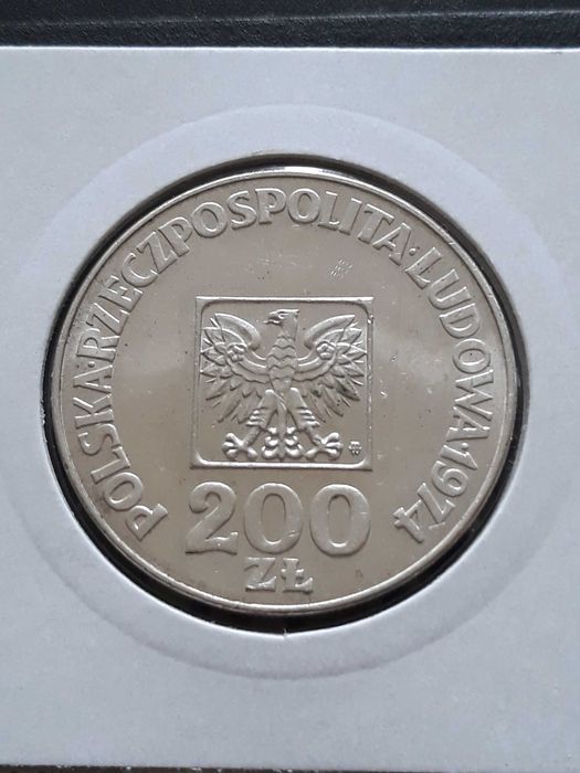 200 zł XXX Lat PRL - 1974 r. - nr 2 - mennicze