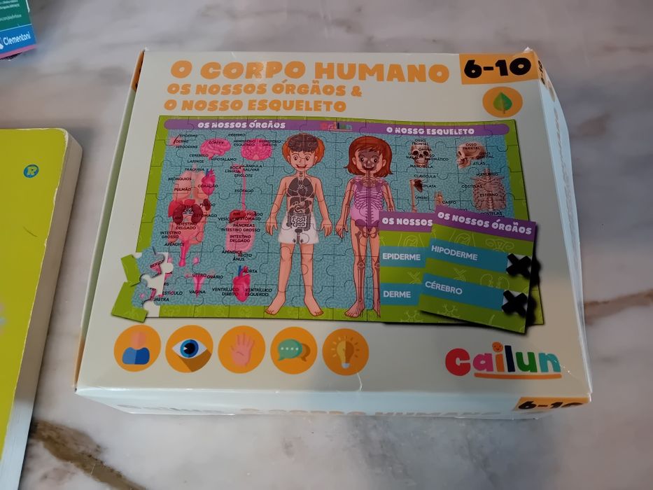 Conjunto de 3 Jogos Didácticos Infantis