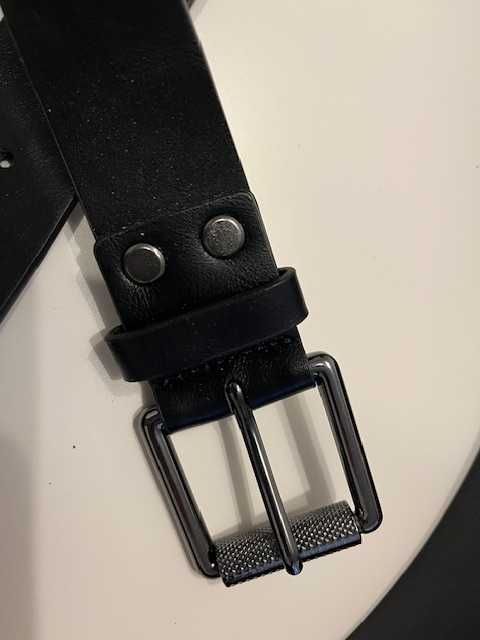 Pier one pasek damski cognac black 2 sztuki