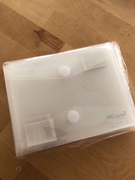 Bolsa porta documentos tamanho A6 (12 bolsas)