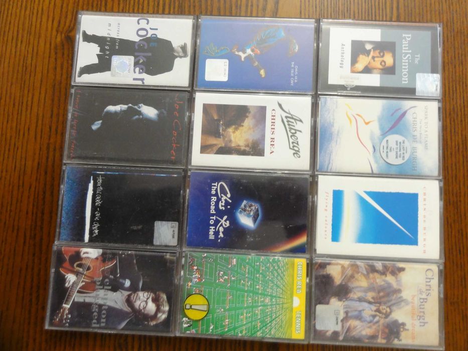 Kasety magnetofonowe: Chris Rea...inne.