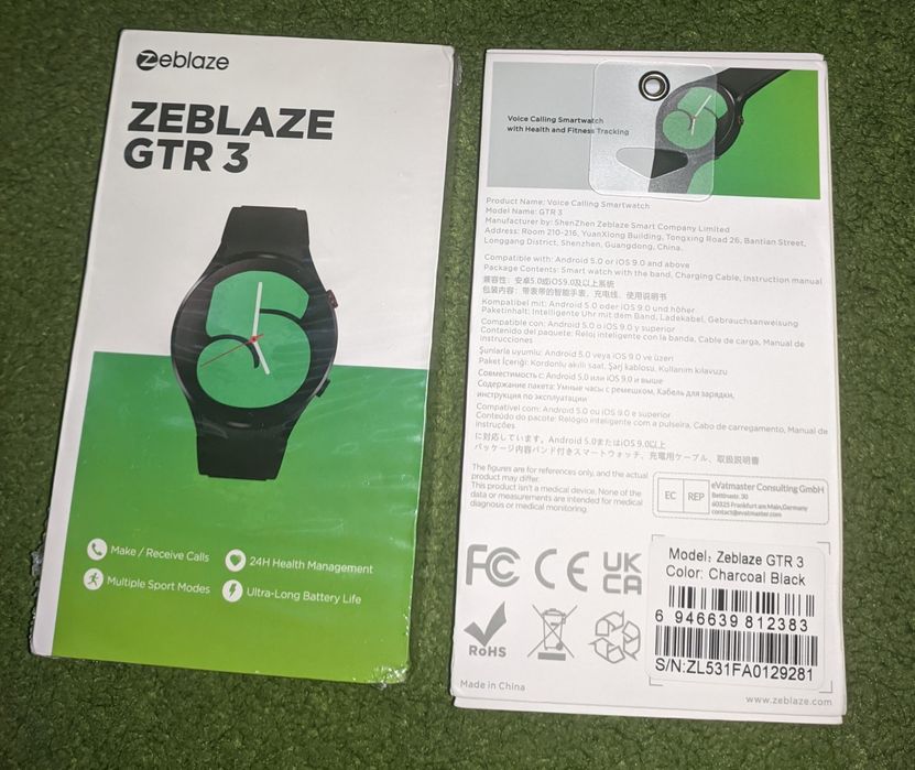 Смарт-годинник Zeblaze GTR 3. Новинка 2024р. Оригінал!
