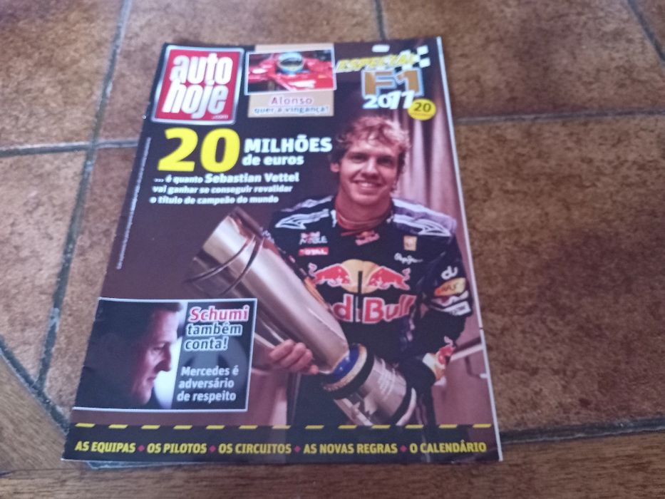 Revistas F1 Racing + F1 Auto Hoje,