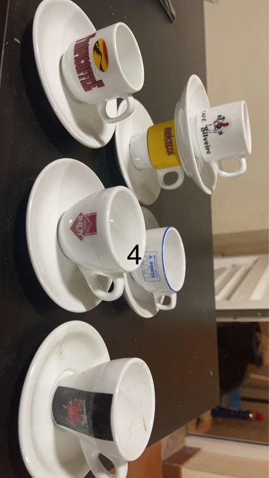 Chávenas café diversas marcas