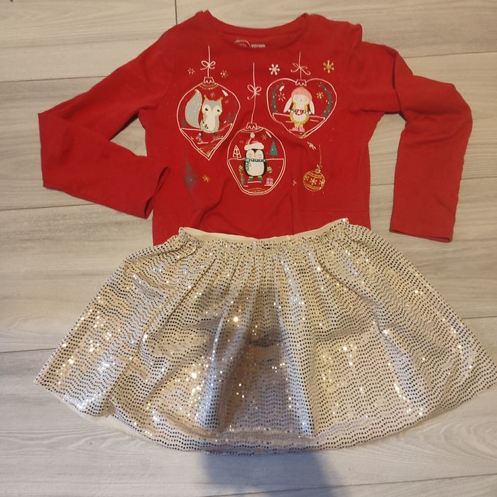 bluzka czerwona koszulka