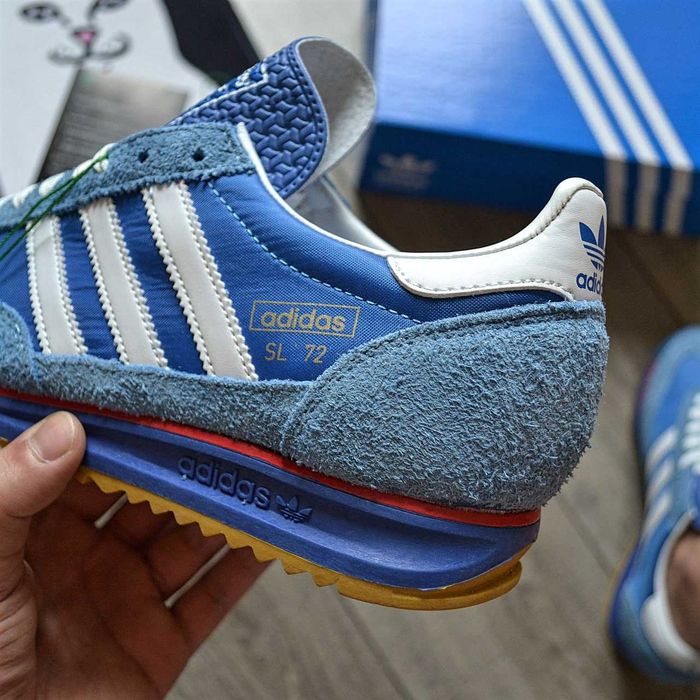 !SALE! Adidas SL 72 Blue White Premium 36 37 38 39 40 41 42 43 44 45 кросівки сл72