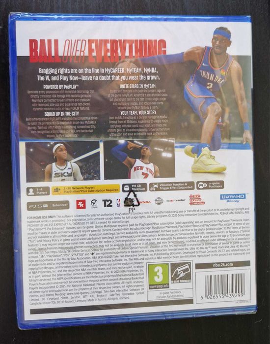 Jogo PS5 NBA 2K26 - Selado