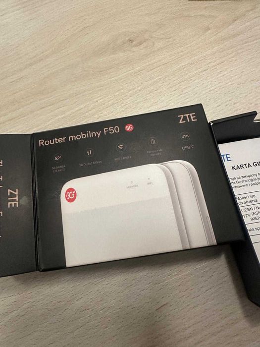 Router ZTE F50 5G LTE 2.4 / 5 GHZ (dualband) SIM