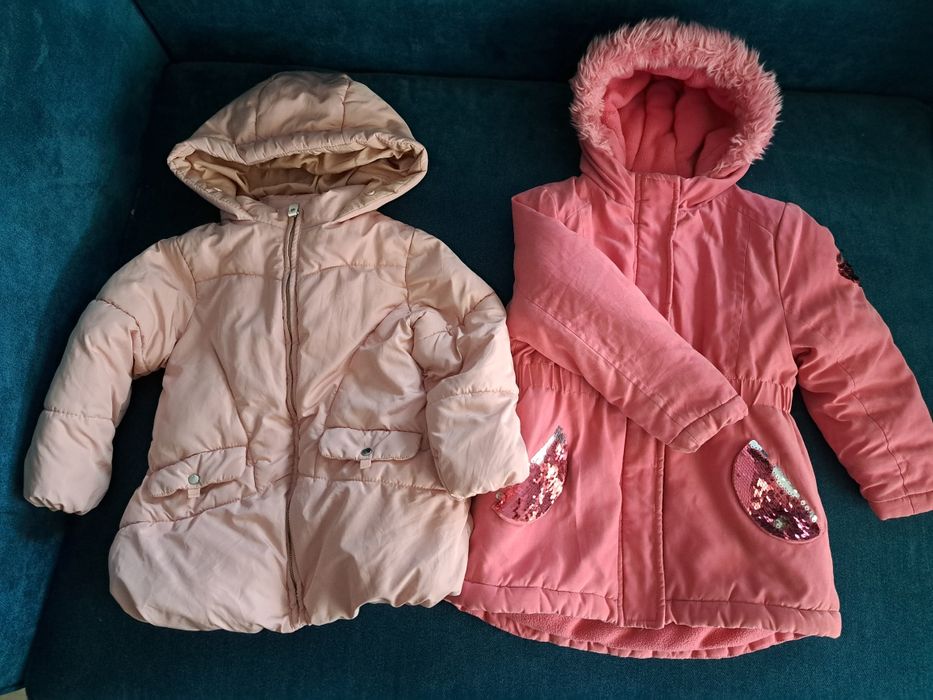 2 x kurtka zimowa 104 Zara topolino