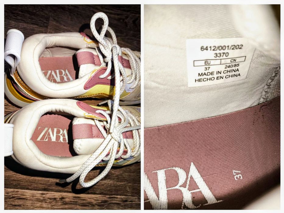 Кроссовки Zara, сникерсы, кросівки, р37