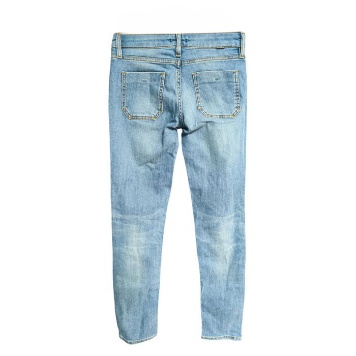 Maspimo Dutti Damskie Spodnie Wygodne Jeansowa Niebieskie Rozmiar 34