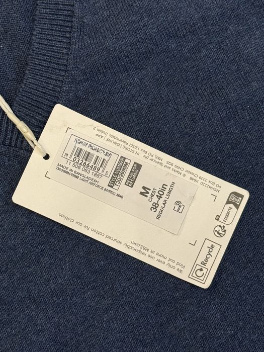 Чоловічий жилет M&S Marks & Spencer бавовна M новий