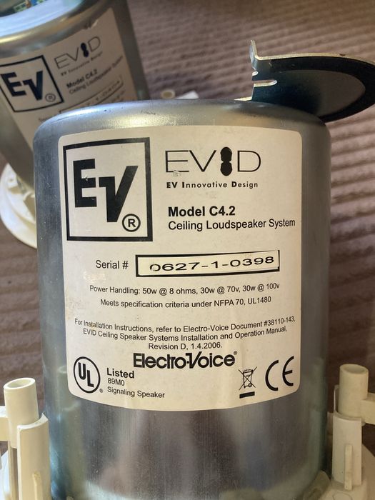 Electro-voice evid c4.2