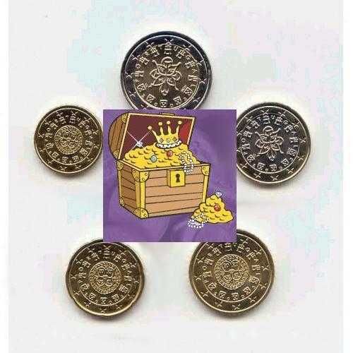 Portugal séries moedas correntes euro UNC ver descrição