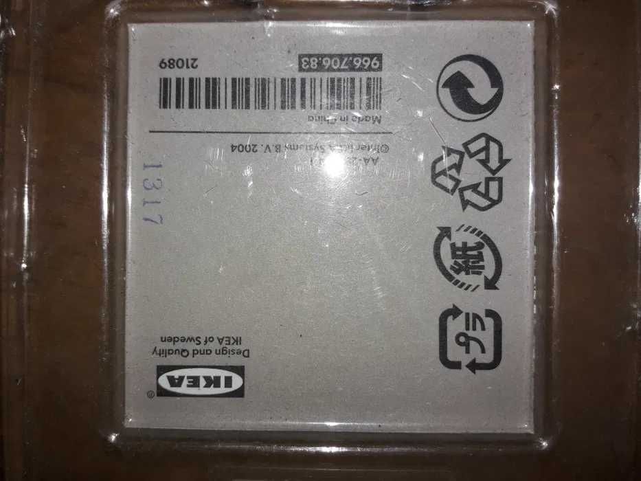 Puxadores em metal inox ikea novos