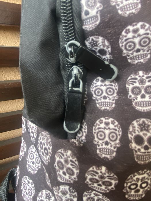 Plecak A4 emo goth punk czachy y2k streetwear drill