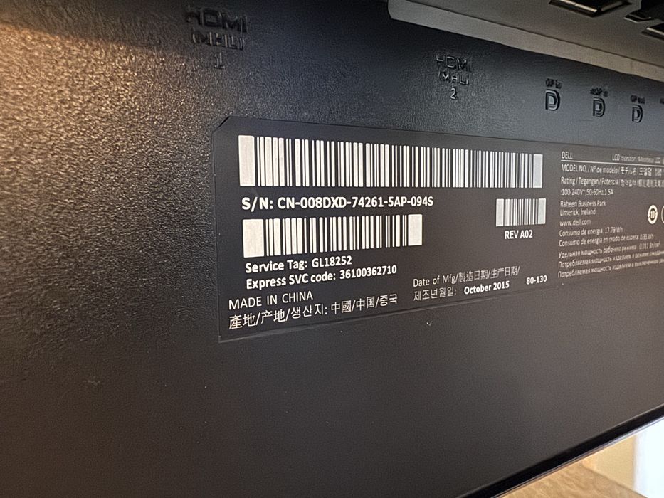 Monitor Dell Ultrasharp U2415b 24” IPS LED