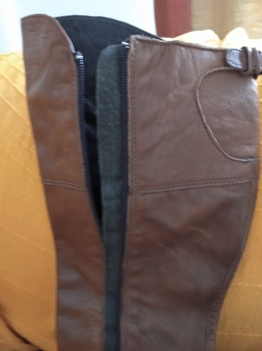 Botas senhora castanhas