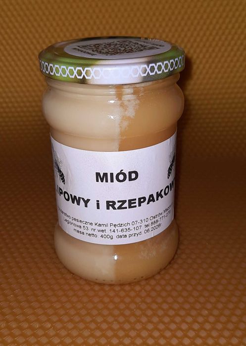Miód lipowy i rzepakowy