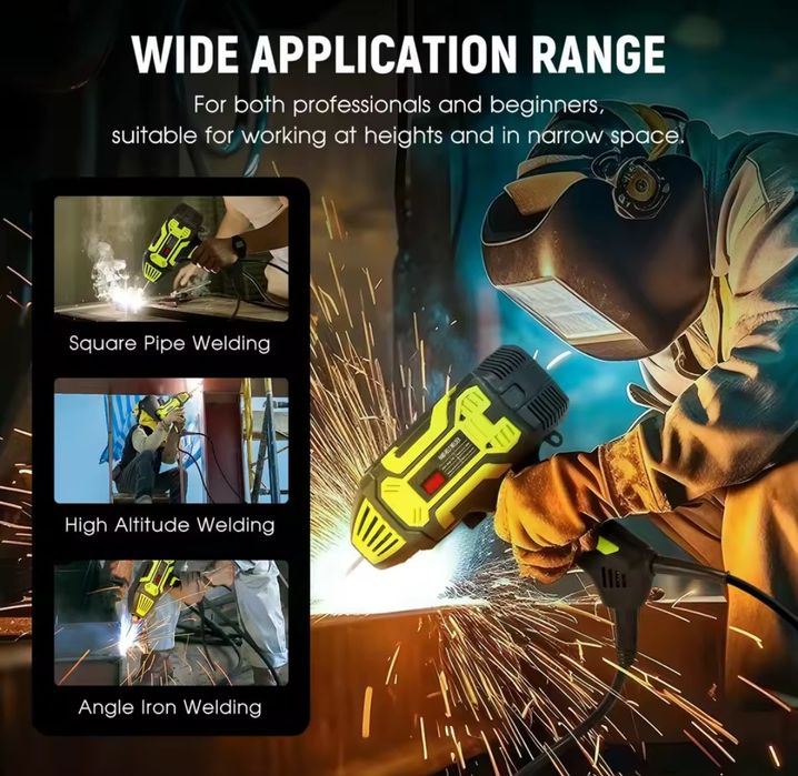 Máquina de Soldar Portátil ARC 20-200A – Formato Pistola Ultra-Leve