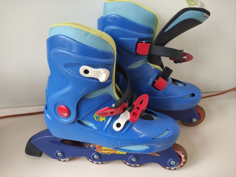 Patins de criança com saco de arrumação/transporte