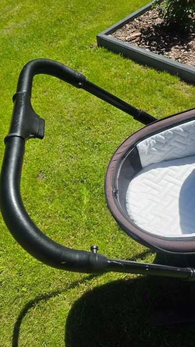 Muuvo spacerówka QUICK Z gondolą OD 3.0 wózek dziecięcy 2w1 akcesoria BLACK