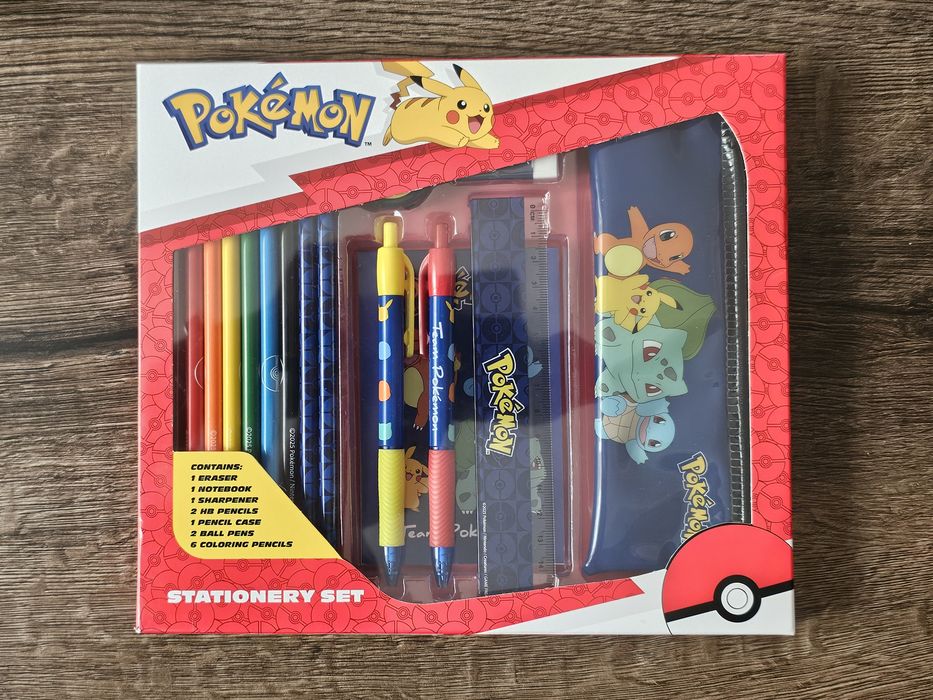 Nowy zestaw przyborów szkolnych Pokemon