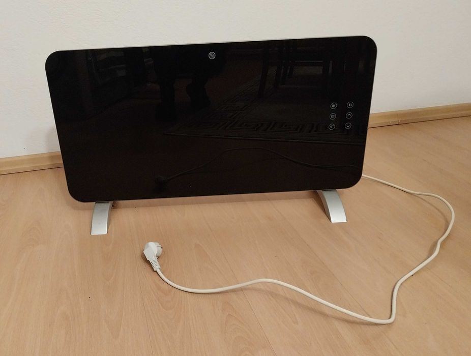 Grzejnik panelowy szklany 2 szt 1500W 2 tryby grzania Dotykowy panel