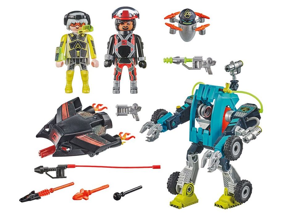 Klocki Playmobil 71578 Robot kontra Szybowiec Zestaw 96 elem