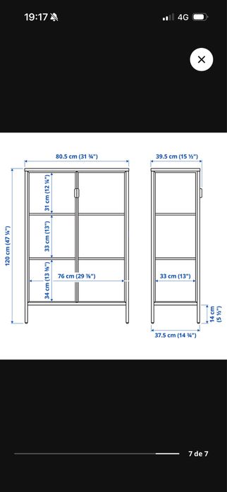 Vitrine Ikea Nova