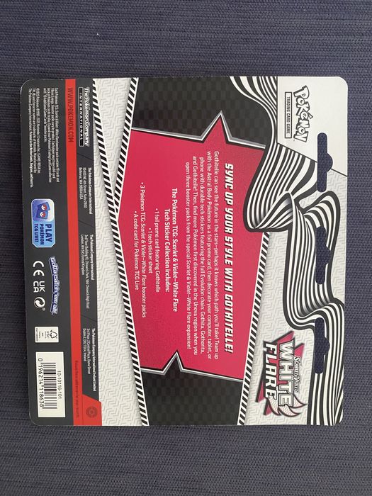 Cartas Pokemon White Flare Gothitelle Tech Sticker Collection Selado