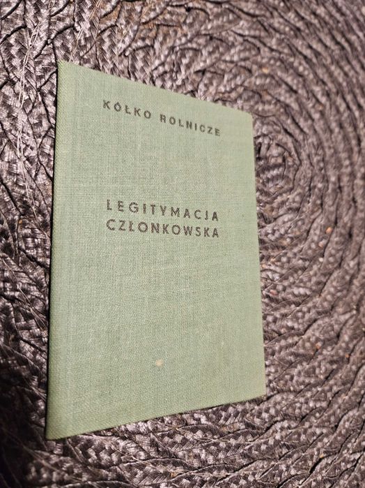 Stara legitymacja PRL 1977r Kółko Rolnicze Gospodyń Wiejskich
